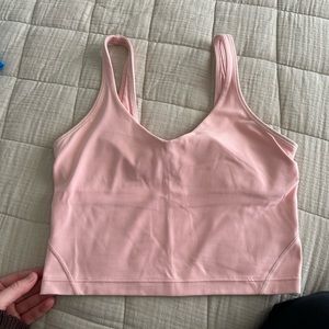 Strawberry milkshake align top